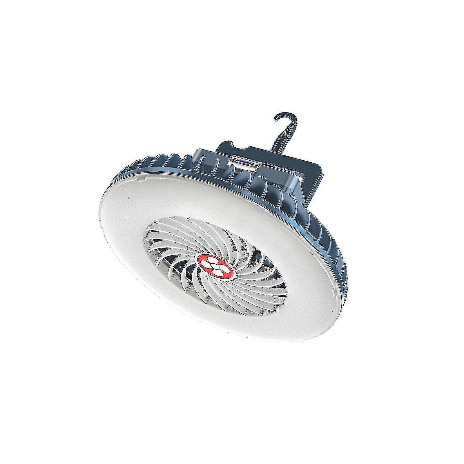 Camping Fan With Led Light 54h Battery Powered Fan rechargeable Fan tent Fan With Hanging Hook ceiling Fan For Tent Golf Cart Rv Stroller
