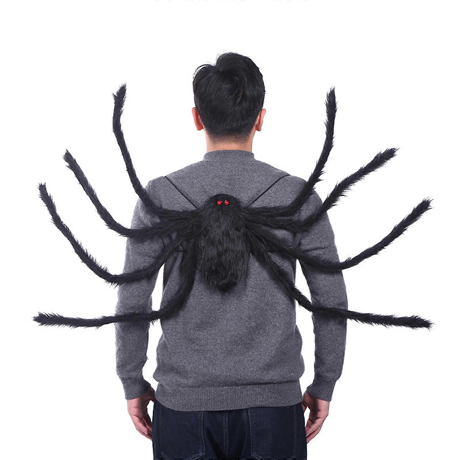 Schwarze Spinnenmaske Für Halloween & Karneval - Gruselaccessoire Für Kostüme