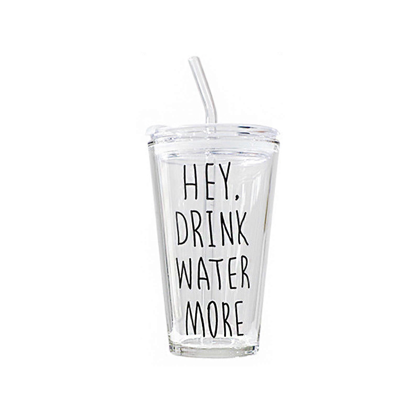 Nya uppgraderade 450 ml dricksredskap glas te transparenta drycker kaffe kontor skala mjölkkopp