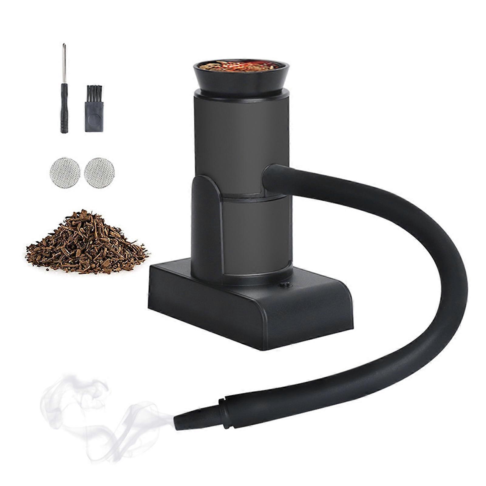 1 Set Food Smoker Wide Application Reusable Plastic Cocktails Cooking Portable Mini Smoke Infuser Kit for Home