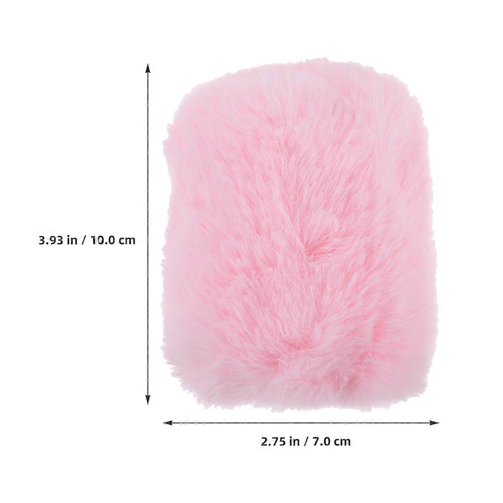 2Pcs Office Home Microphone Cover Supple Plush Cover Microphone Windscreen Microphone Protector