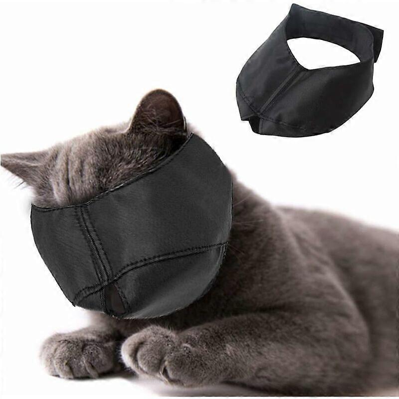 Nylon Cat Muzzle - Cat Muzzle - Pet Grooming Accessory - Prevents Scratching and Biting - Size L
