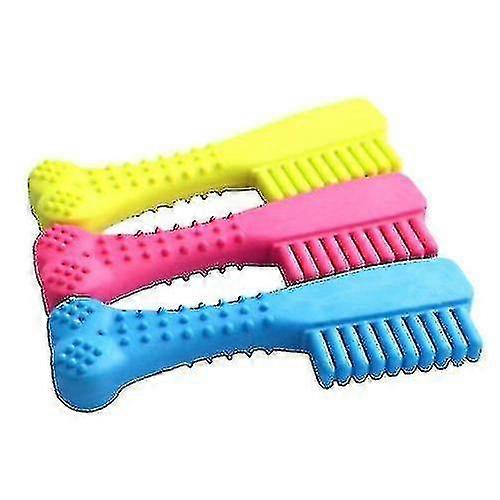 1pcs Comb Shape Rubber Toys For Small Dogs