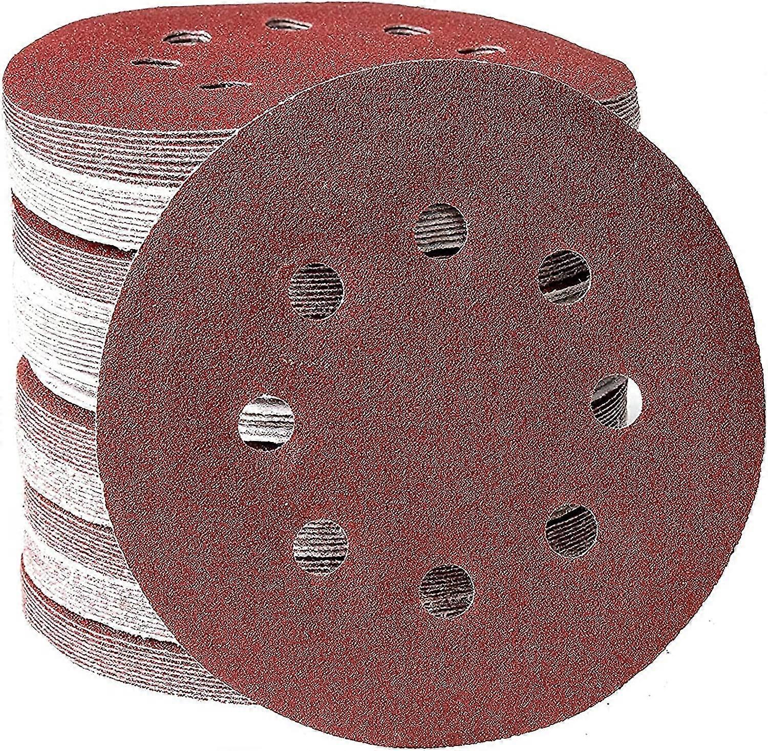 2023 60 Pcs Nylon Attachment Sandpaper - Triangular Sander Paper Self Gripping Sanding Discs for Random Orbit Sanders, 40-320 Grit