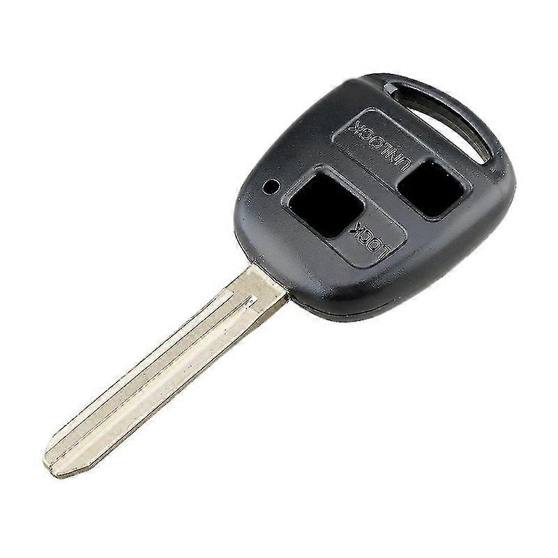 2 Buttons Car Remote Control Key Shell, With Toy43 Blade + 2 Micro Switches Adapted To Toyota-yaris Prado Tarago Camry Corolla Boris