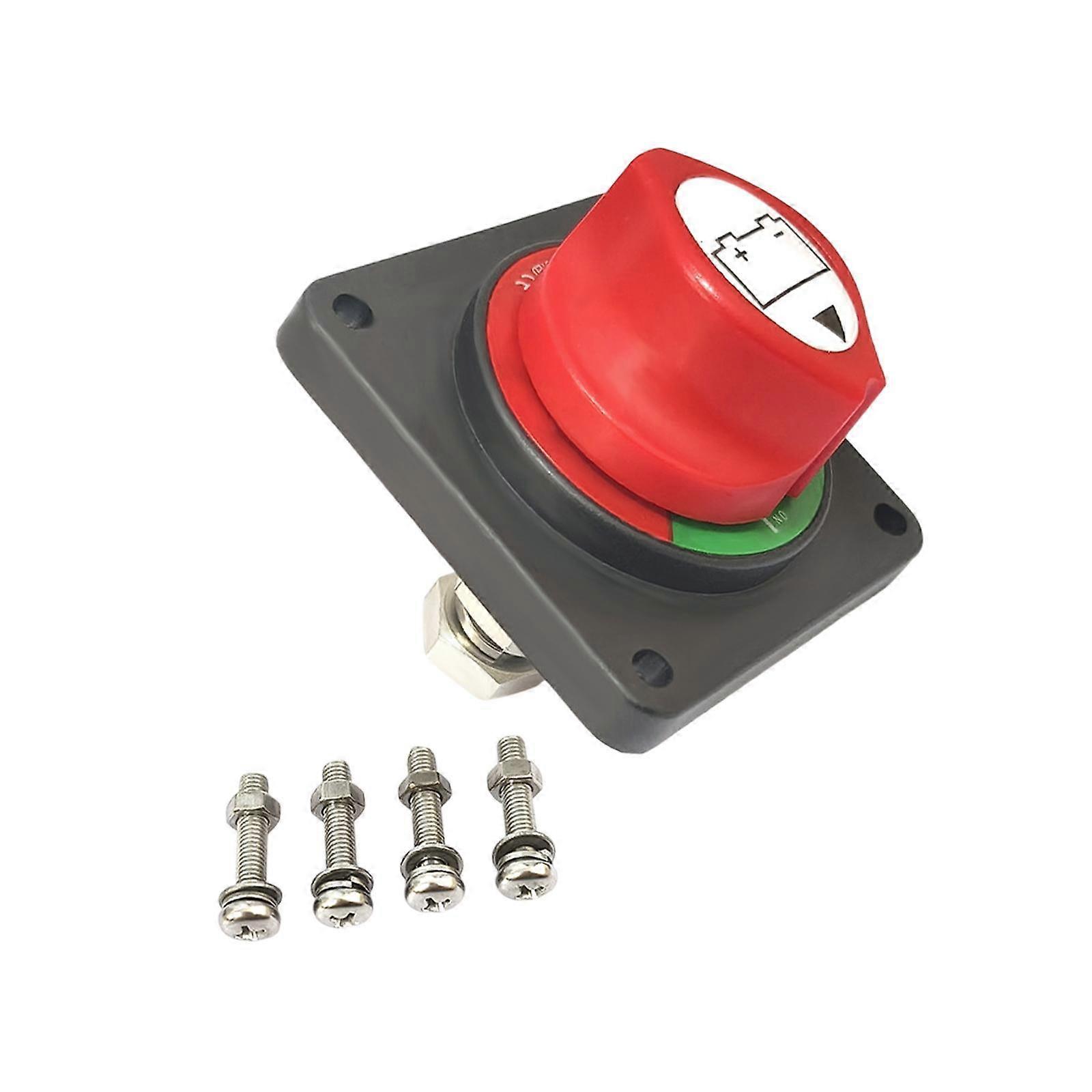 Batteries Power Off Switch Sturdy Disconnect Rotary Switch for Boat Car