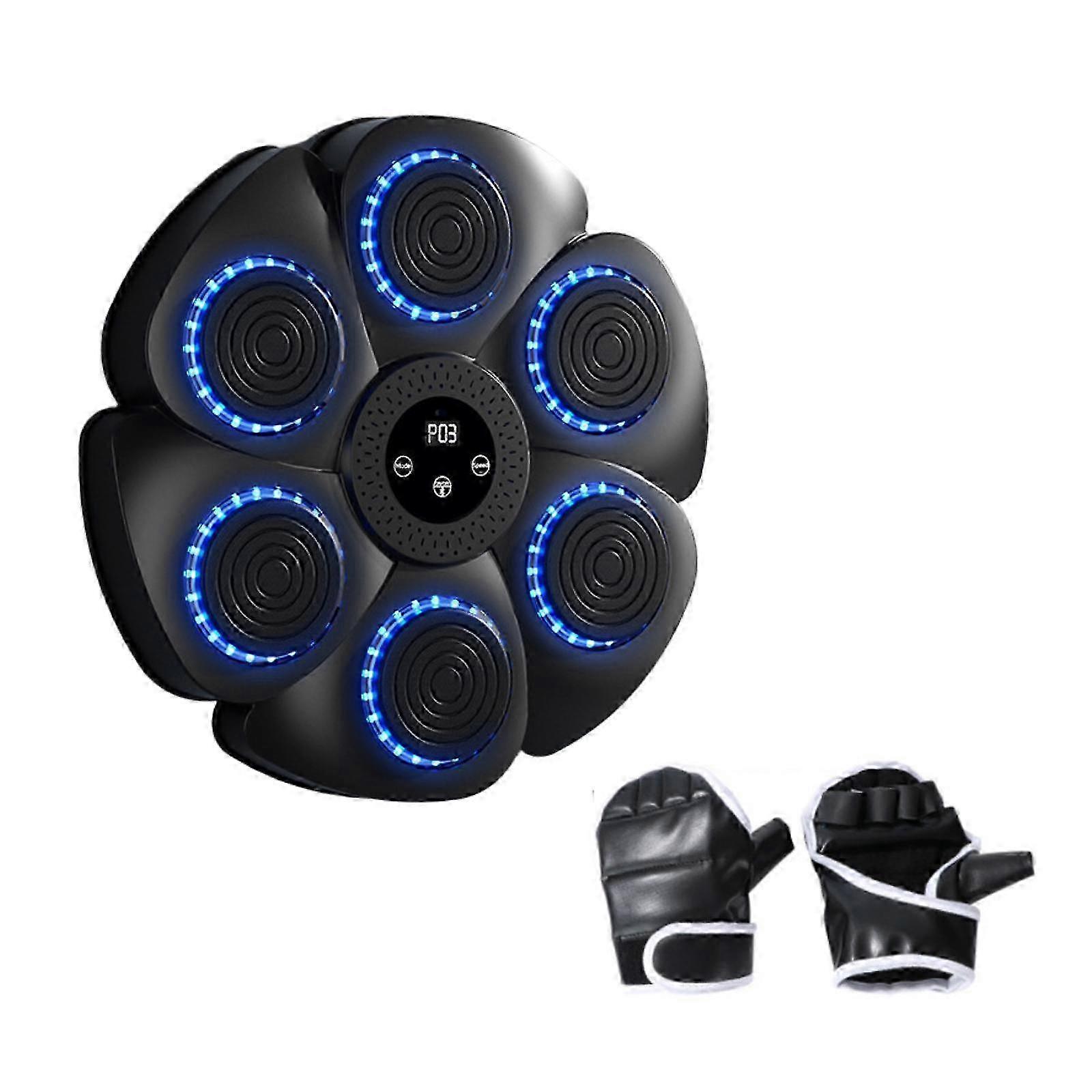 Music Boxing Machine Wall Target Home Boxing Wall Target for Gym Home Karate Black