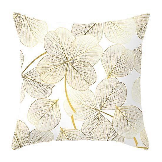 Throw Pillowcase with Zipper Exquisite Pattern Super Soft Wear Resistant Non-Fading Super Soft Cushion Cover Pillowslip Decoration