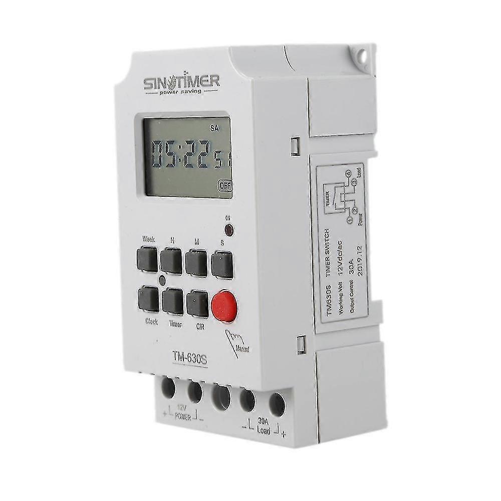 Tm630s-4 12v Seconds Control Timer Switch Screen Digital Display Hot Pin Voltage Output Time ControllerP20211224604