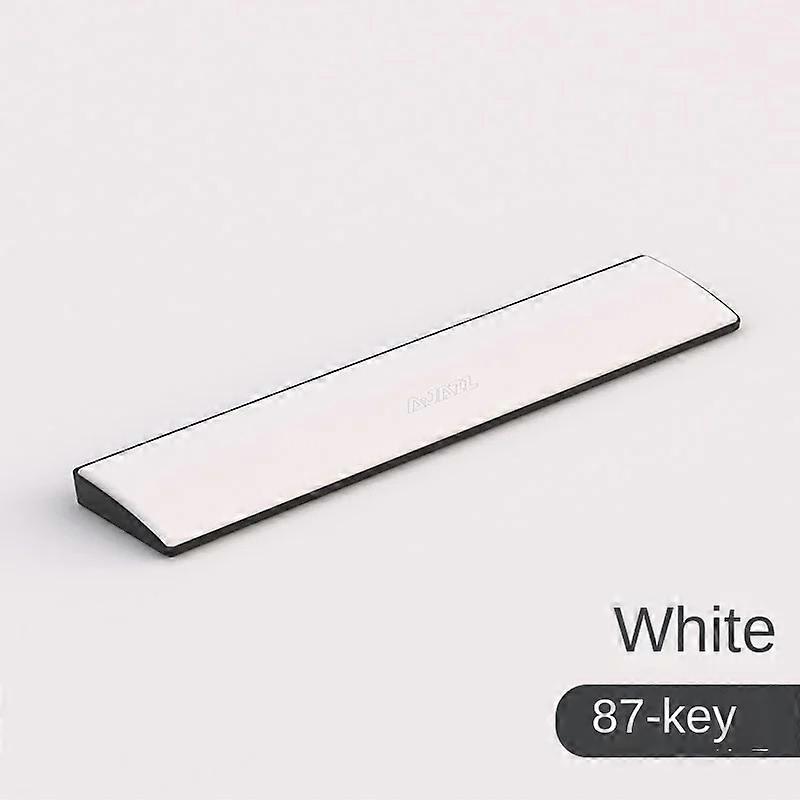 80 % tangentbord handledsstöd, handledsstöd i konstläder för spel för 75 % mekaniskt tangentbord med 87 tangenter, mjukt handledsstöd med minnesskum, ergonomisk lutning och