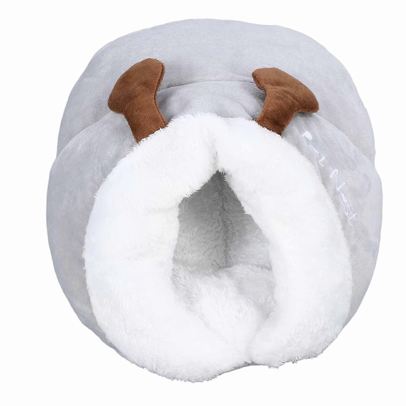Cat Bed Cave Warm Soft PP Cotton Small Dog Cave House Thickened Comfortable Pet Sleeping Cave for Small Pets L