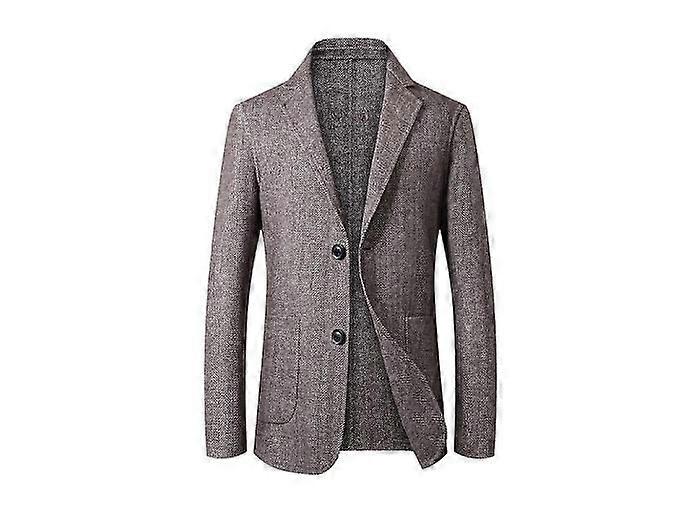 Men's Windbreaker Notch Lapel Single Breasted Coat