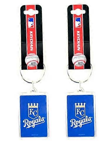 Kansas City Royals MLB Acryl Schlüsselanhänger 2er Pack