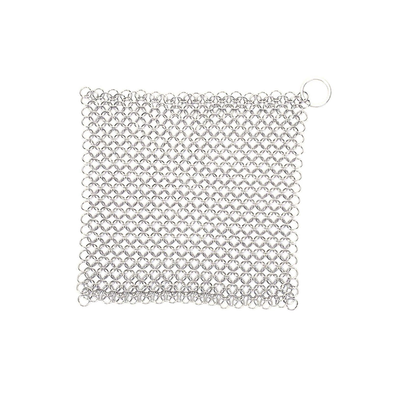 Raspador de Grelha de Limpeza de Ferro Fundido 316L Aço Inoxidável 7 polegadas