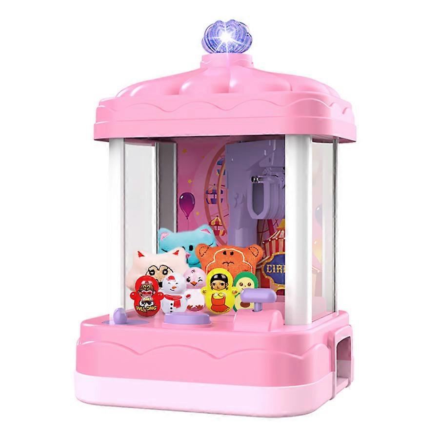 Barn Mini Claw Machine - USB, 6 AA-batterier behövs - dockor ingår