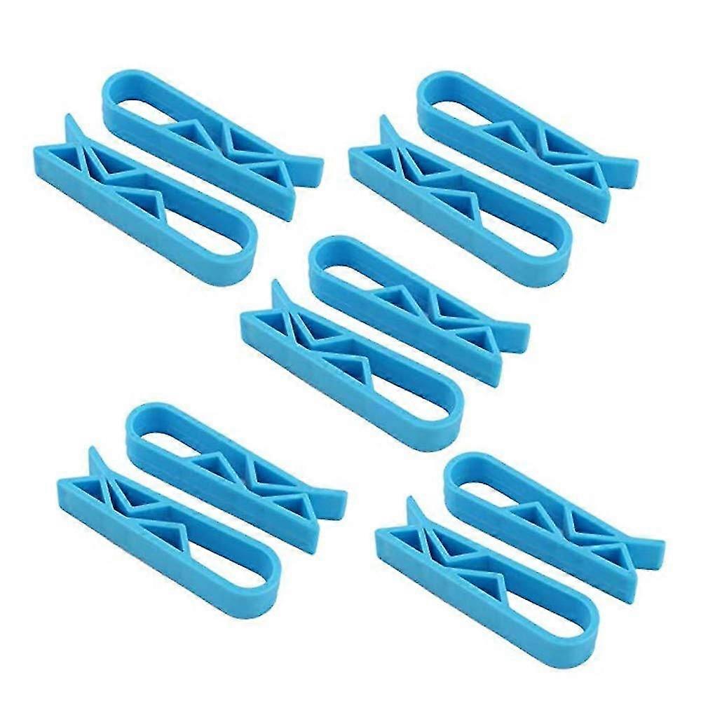 Garbage Bin Clip, 10 Pcs Trash Can Waste Basket Clamp, Anti-slip Fixation Holder