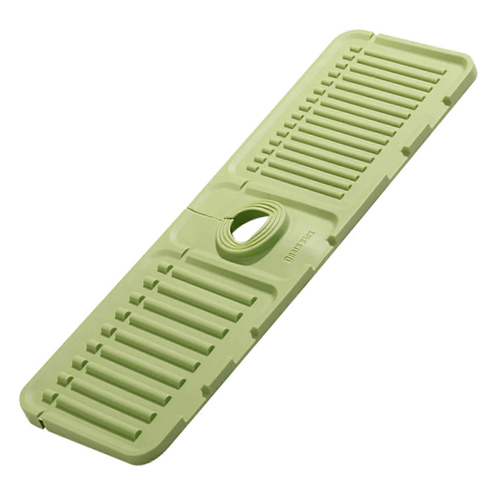 Faucet Mat for Kitchen Sink - Premium Silicone Splash Guard with Fast Drying Properties - Protective Sink Tray Ideal