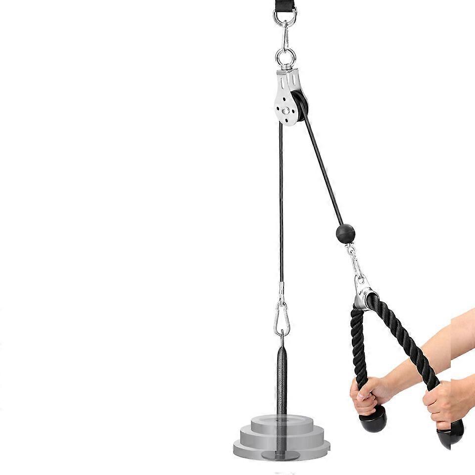 forearm trainer, cable pull, triceps device