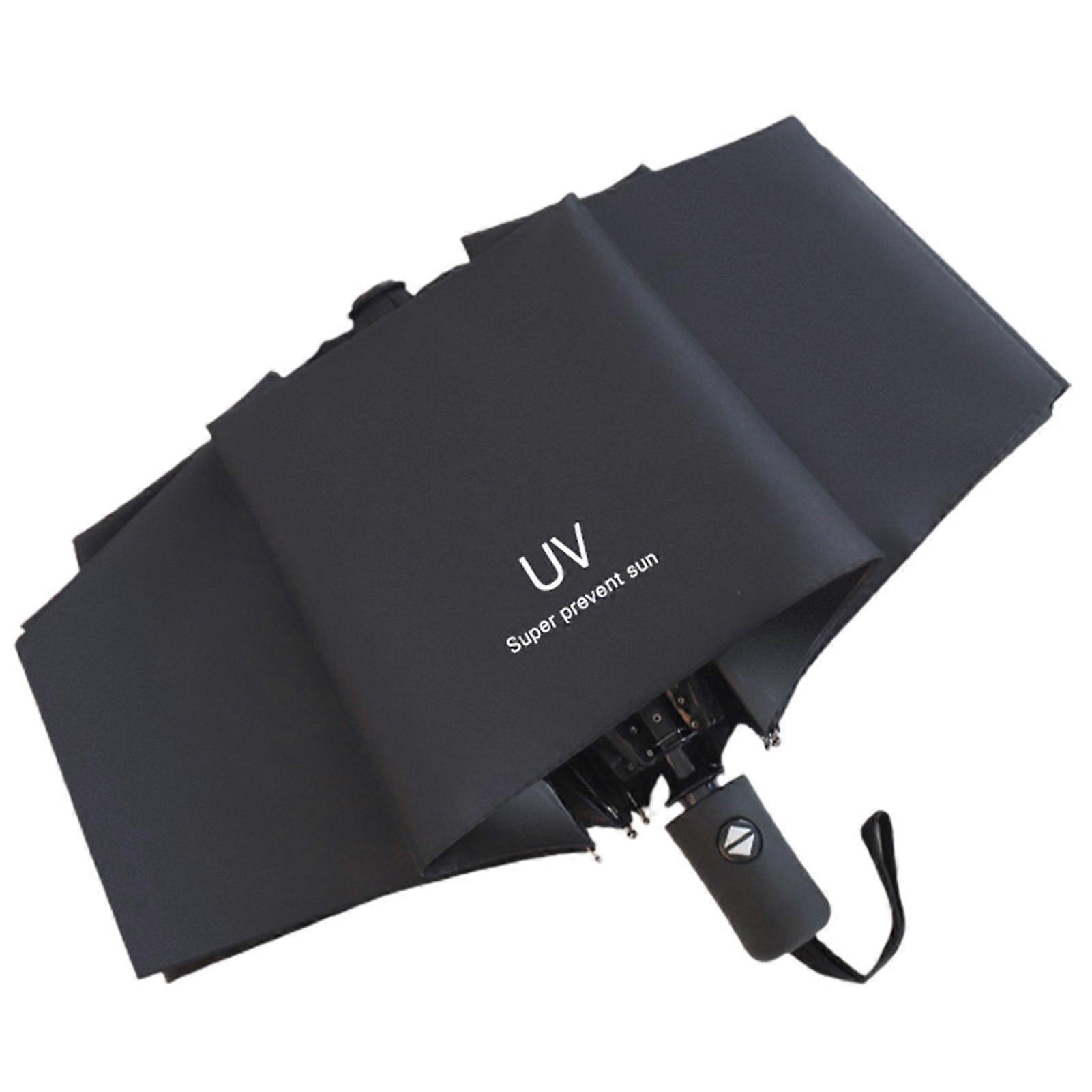 Folding Umbrella UV Protection Sun Resistant Windproof Rainproof 8 Ribs Portable Lightweight Automatic Collapsible Sun Rain Travel Umbrella