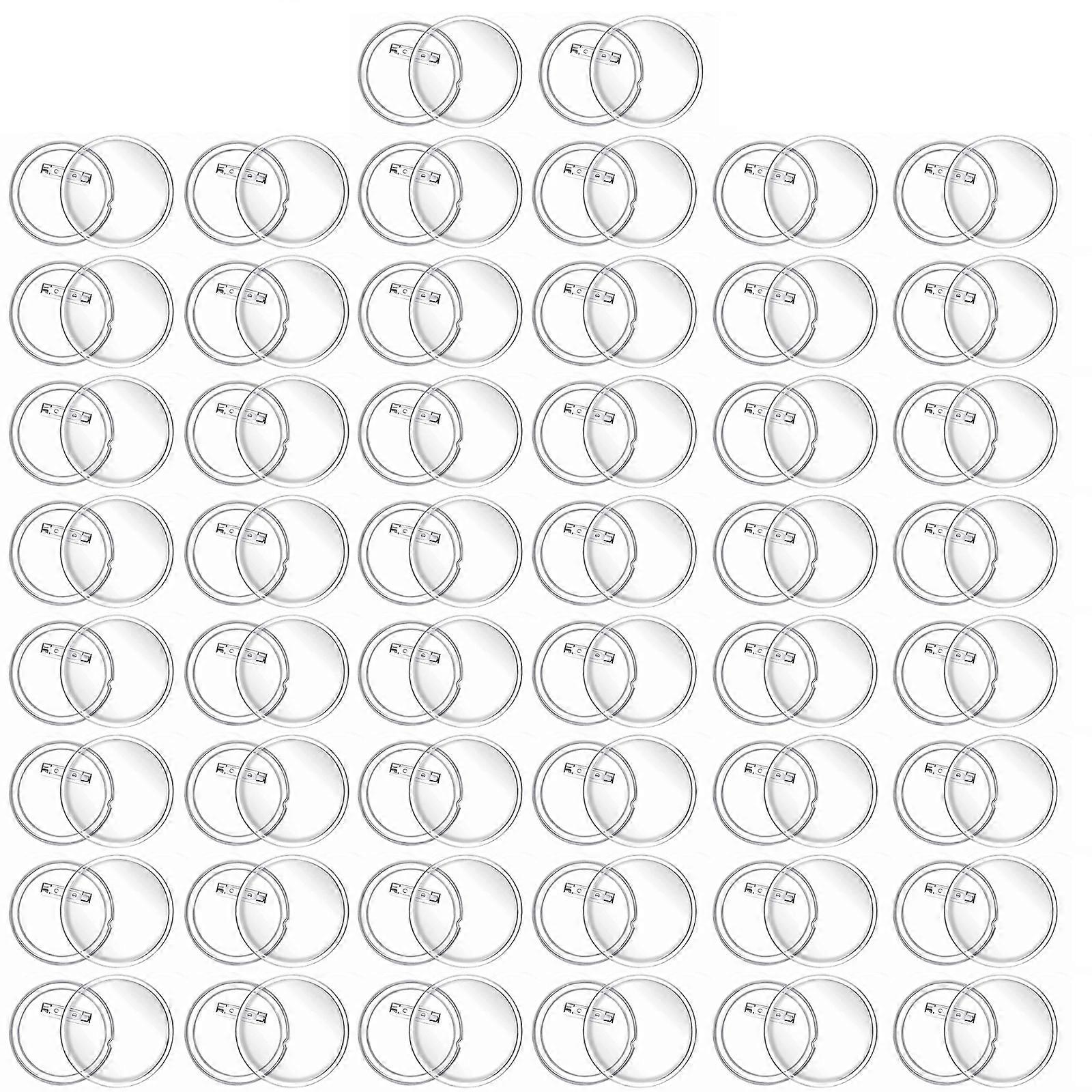 High Transparency Acrylic Plastic Badge Button Blanks for Custom Clothing Durable and Versatile