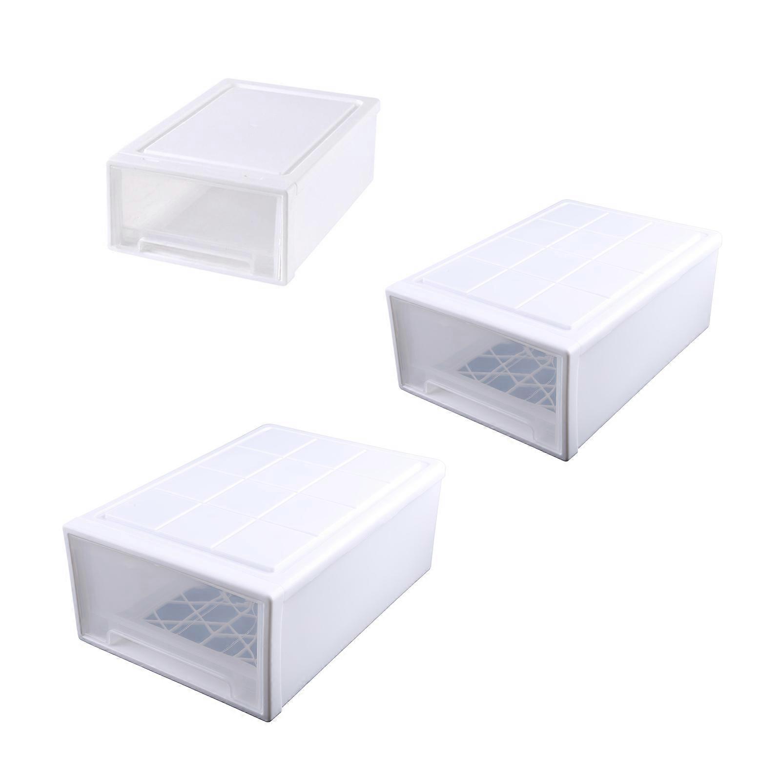 Drawer Type Plastic Clothes Storage Box Transparent Organizer for Underwear Sock
