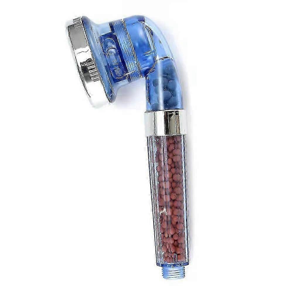 High-pressure Tri-function Ionic Filter Shower Head, High Pressure &  Water Saving Anionic Handheld Energy Ball Showerhead Set (1pc, Blue)