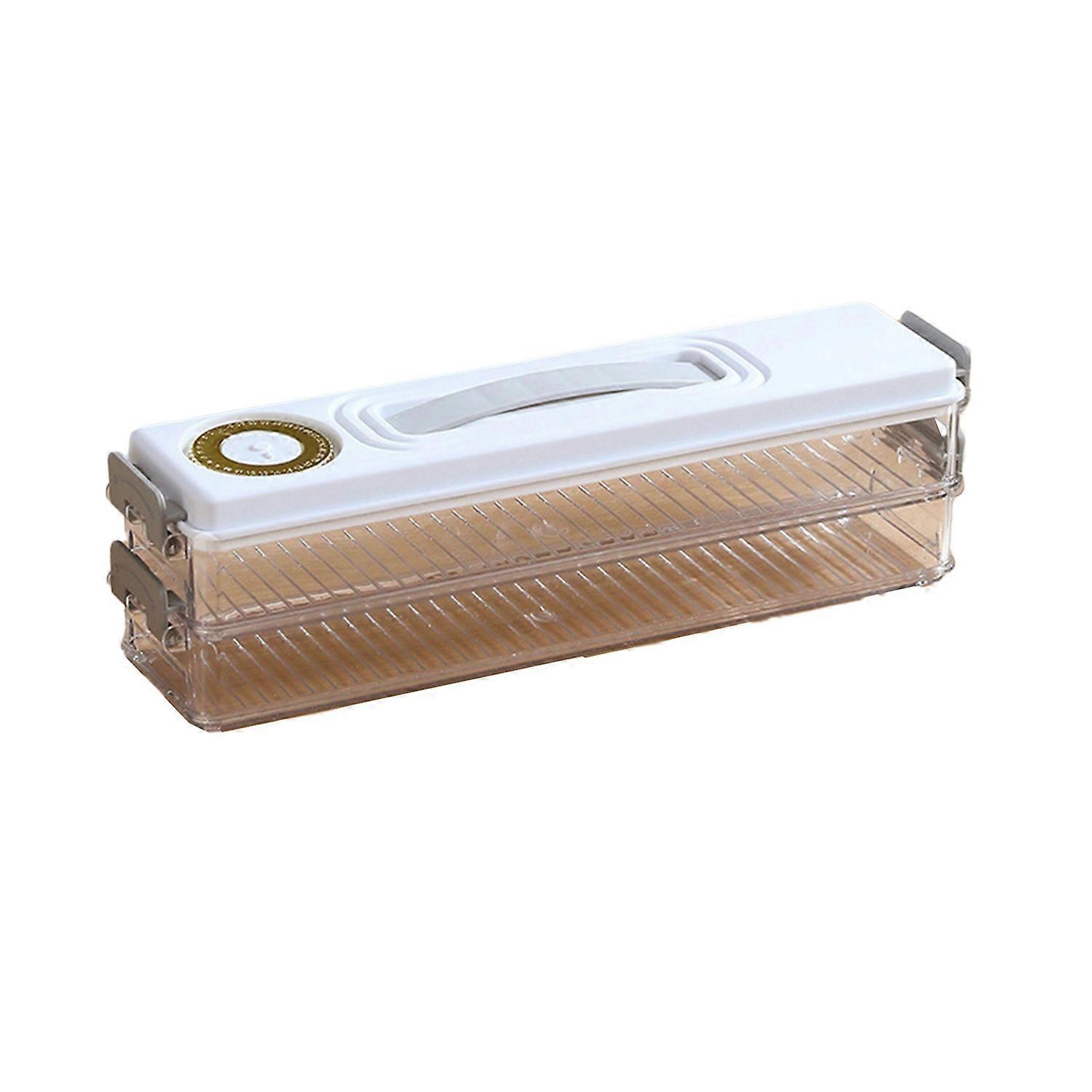 Dumpling Box Refrigerator Food Dumpling Container Multi Layers Large Capacity Transparent
