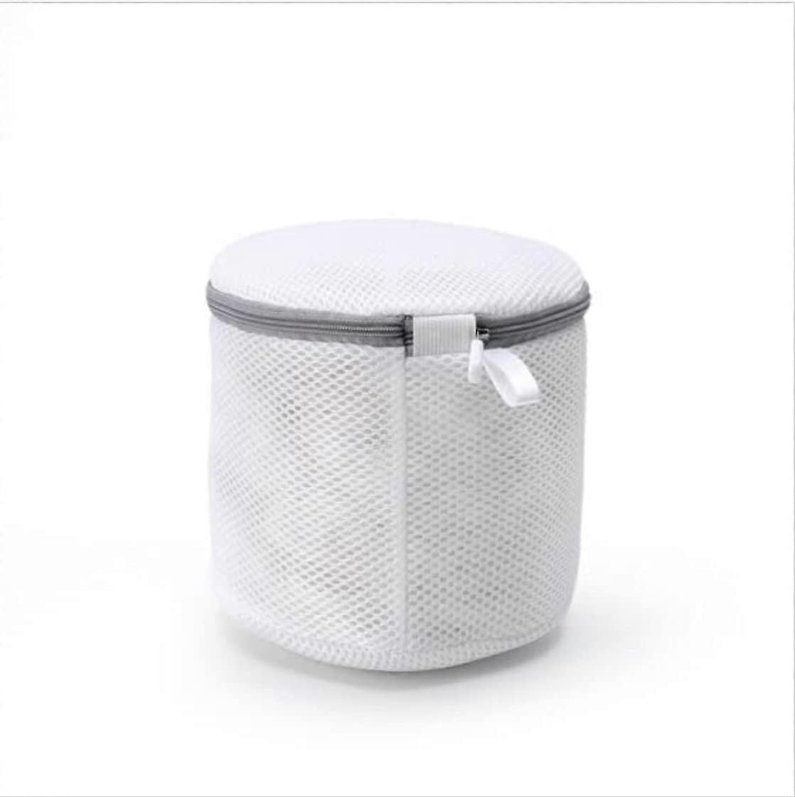 Mesh Washing Bag for Intimates and Bra Inserts, Structured Mesh Lingerie Laundry Bag To Protect Delicates, Zipper Closure
