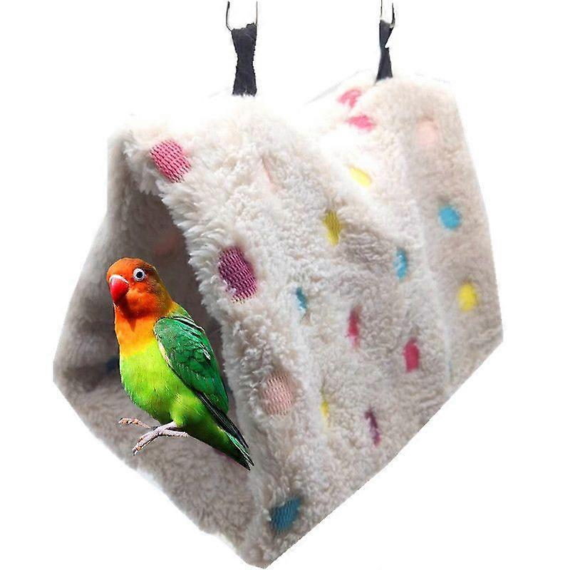 2 triangular bird's nest flannel wren myna winter bird's nest pet warm cotton nest 28 * 16 * 26cm