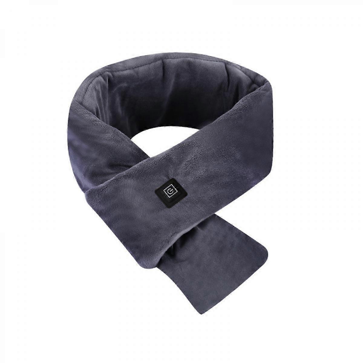 USB Graphene Heating Scarf,Electric Heated Windproof Neck Scarf with 3 Level Adjustable Temperature