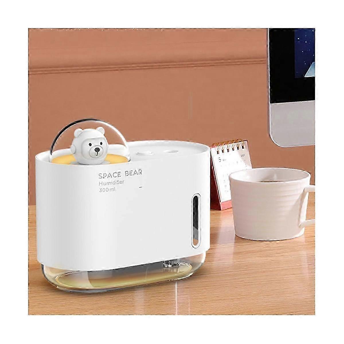 300ML Humidifier Diffuser USB Mini Diffuser with LED Night Light Air Humidifier compatible Bedroom H