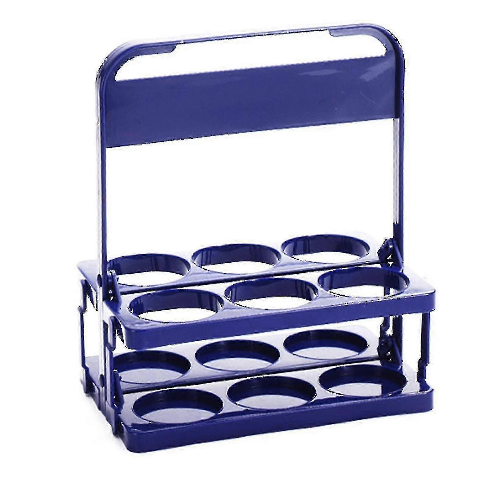 6 Cells Beer Carrier Plastic Folding Design Cans Holding Container For Wine Beer Soda