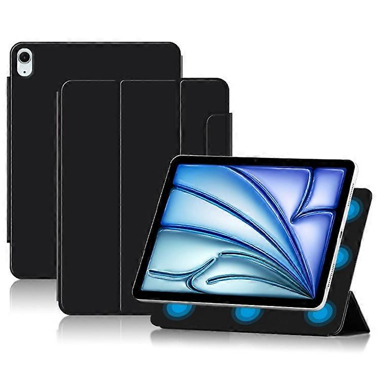 Compatível Para iPad Air 11 (2024) (M2) Capa Magnética de Couro PU Flip Tablet com Suporte