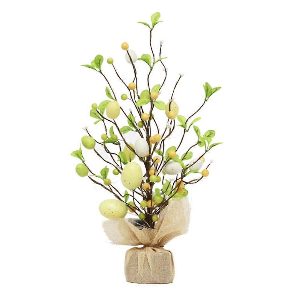 Easter Egg Decoration Tree 45cm Lighted For Home Desk Decor Photography Props Store Display