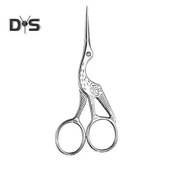 Vintage Stork Sewing Scissor Stainless Steel Sharp Blade Cranes Scissor Metal Tailor Dressmaker Shear DIY Crafts Embroidery Needle Work Tools