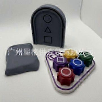 Korean Traditional Play Game, Korean Folk Game Set, Stone Pebbles Set, Throwing Game, Five Stones Catching Game, Hand Eye Coordination Training Toy, F