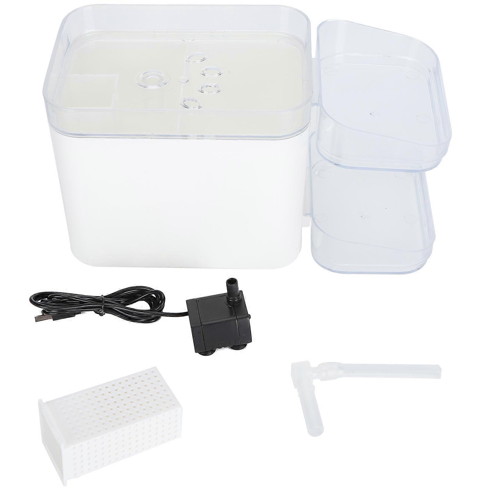 Pet Automatic Drinking Fountain USB Powered Water Feeder for Cats and Dogs - 2L Capacity, Quiet Operation, BPA-Free Material