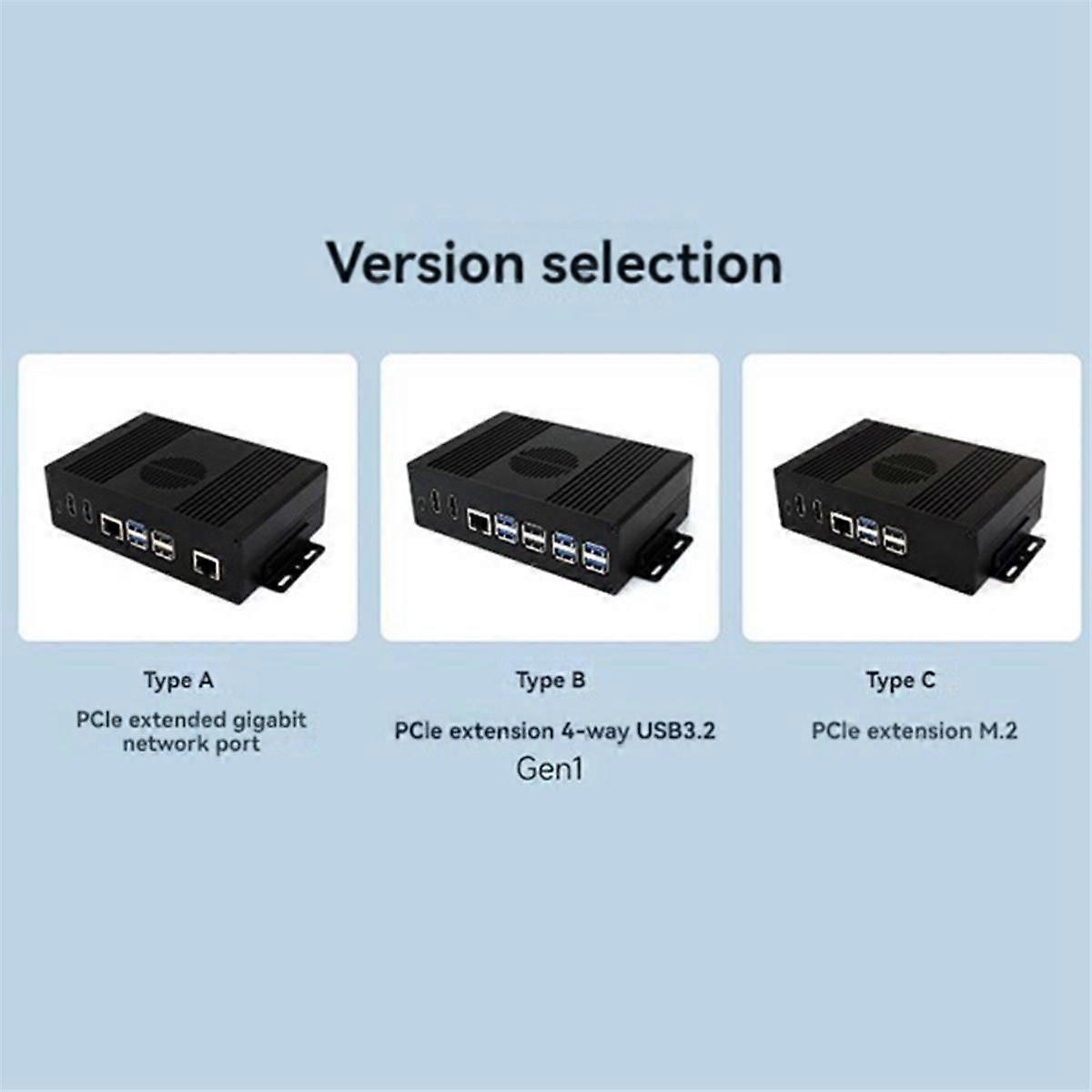 PCle Expansion 4-Channel USB3.2 Parts for 5 Aluminum Case Integrated Machine -Compatible 4K