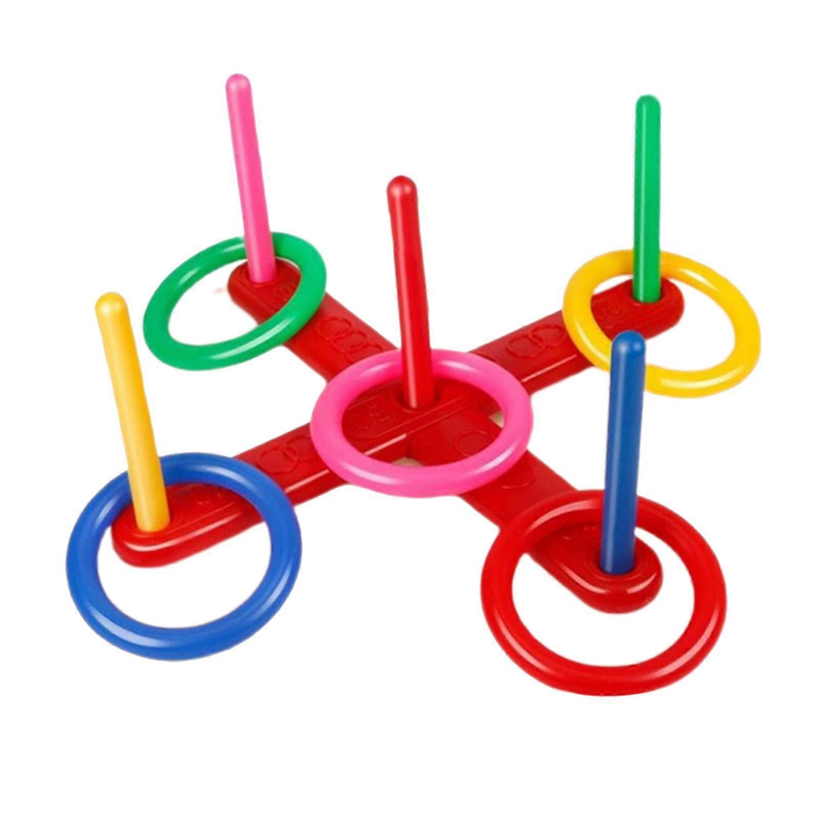 Colorful Toss Games Set Easy to Set for Party Backyard dults