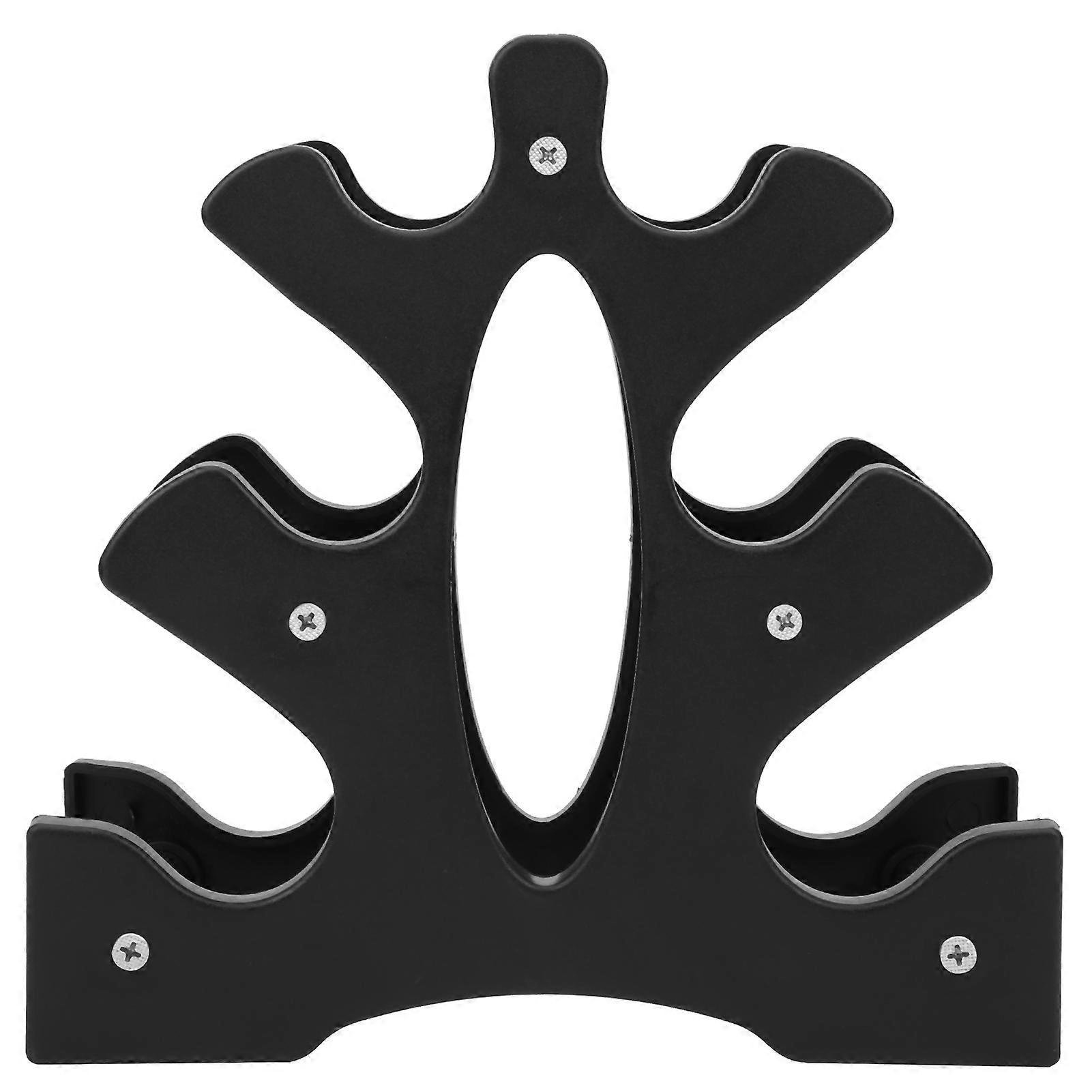 Home Workout Dumbbell Stand Tree Shape Weights Rack 3 Tier Holder Organizer Bracket