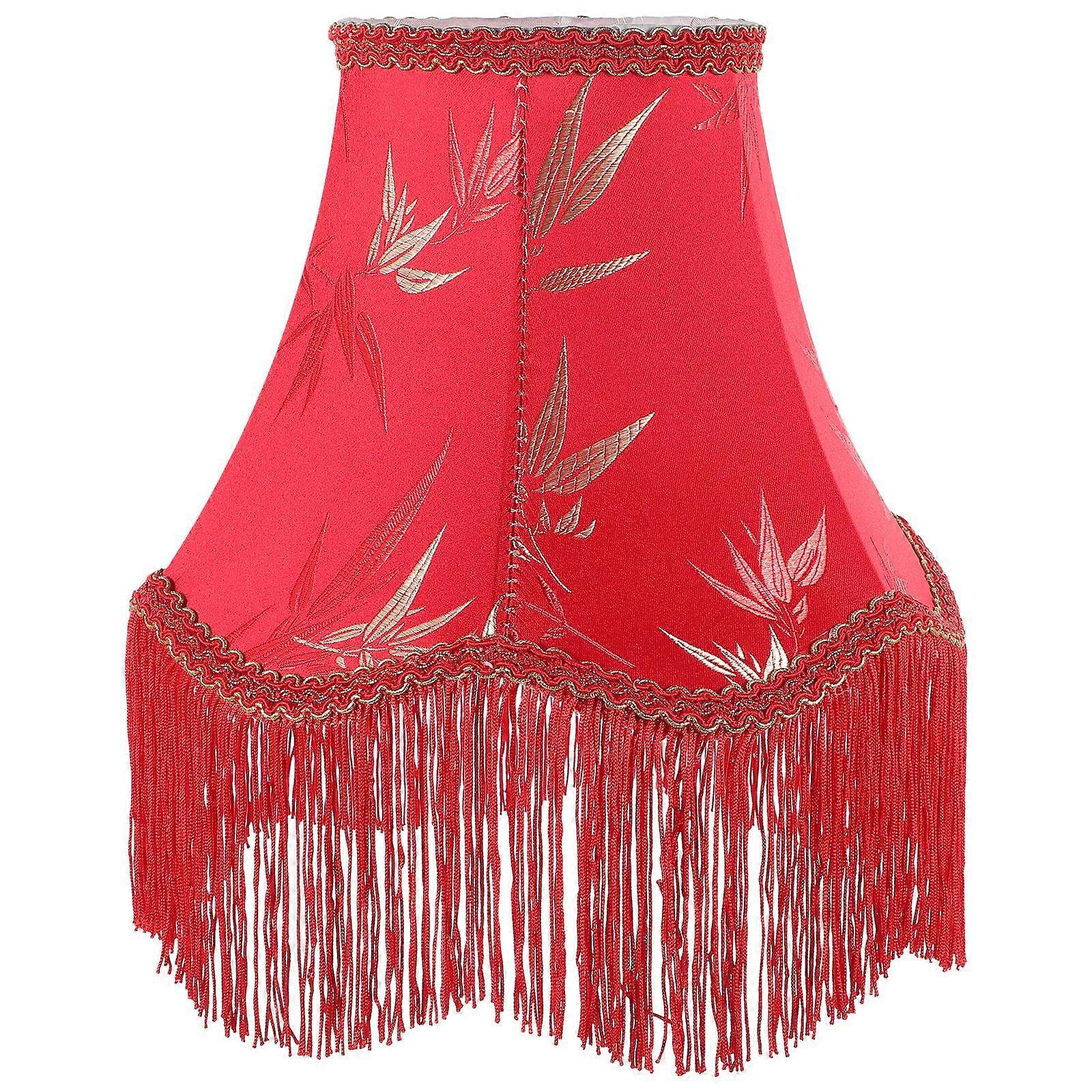 European Style Tassel Lampshade Small Lamp Shade Macrame Table Lampshade E27 Floor Lamp Shade