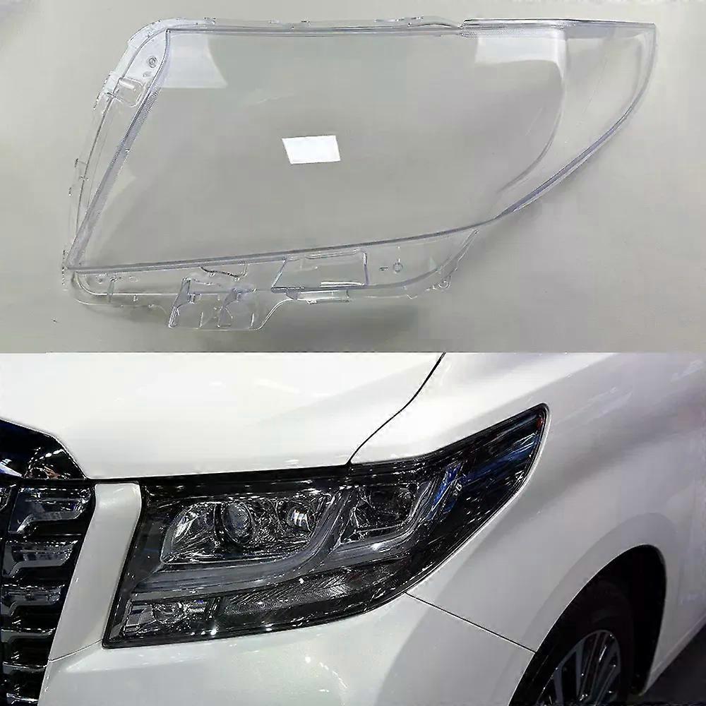 For Toyota Alphard 2015 2016 2017 Transparent Headlight Cover Lens Headlamp Shell Replace Original Lampshade Plexiglass