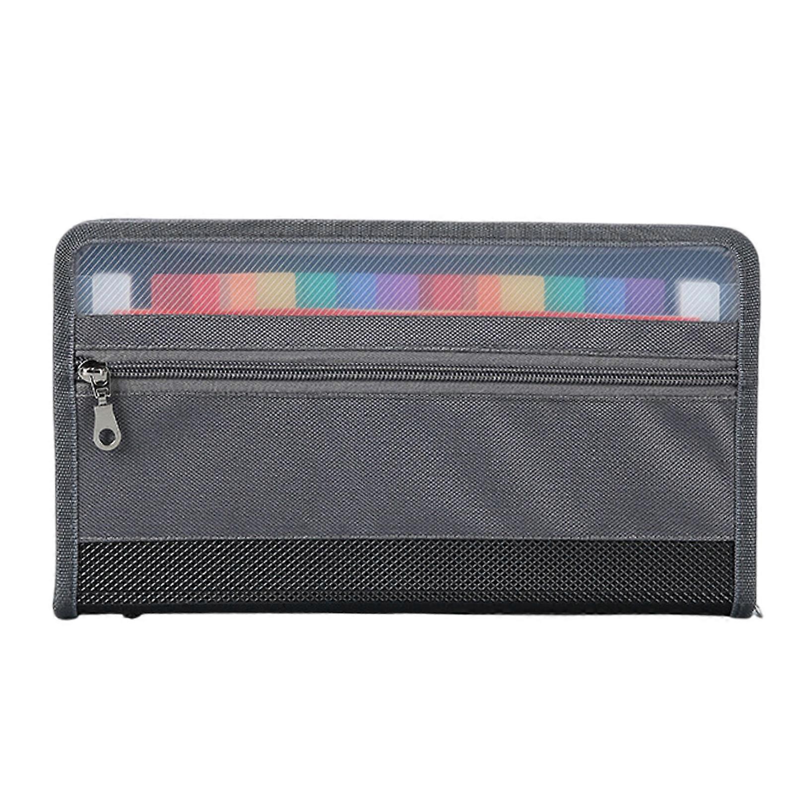 Expandable File Folder Document Folder 13 Pocket Receipt Wallet Coupon Organiser for Document Receipts, Coupons, Tickets  B6