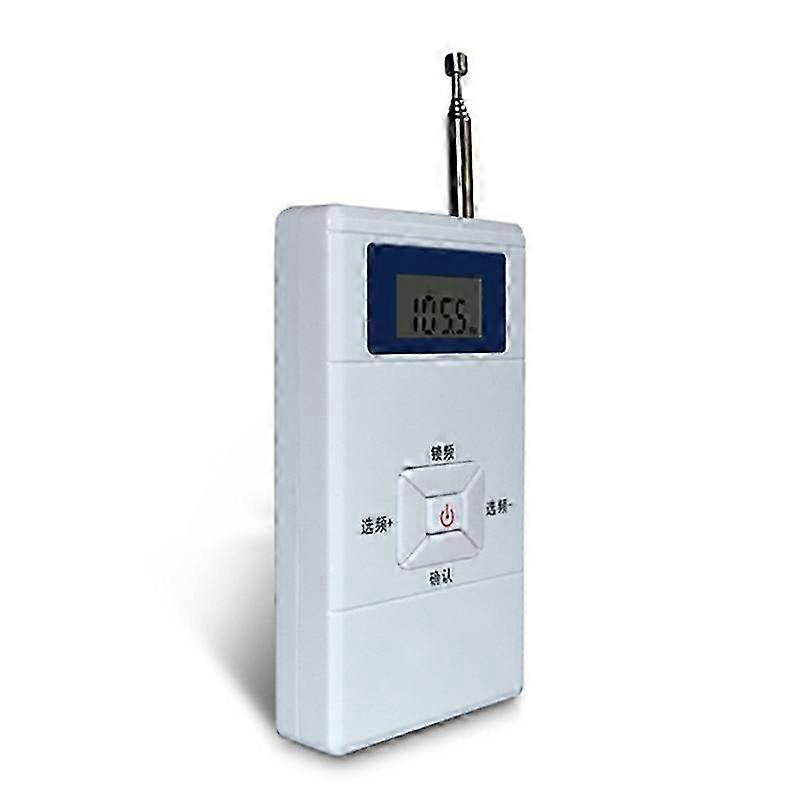 ポータブルミニワイヤレスFMトランスミッター70MHz-108MHzオーディオステレオFMコンバーターアダプターパーソナルFMラジオレシーバー