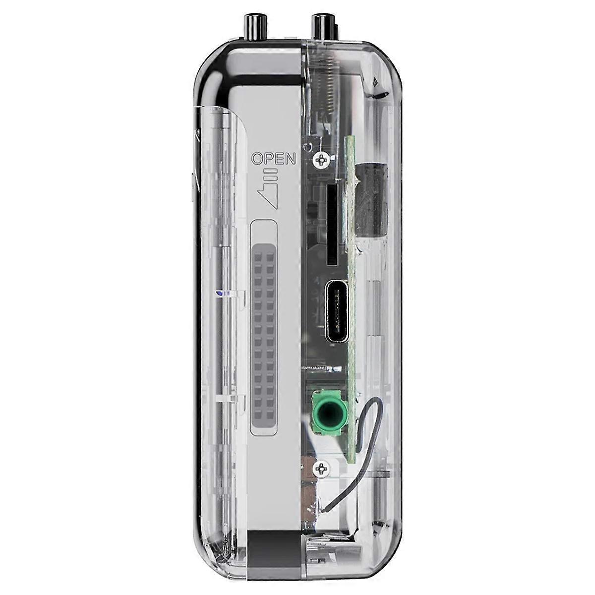 218Pt Cassette Tape to Mp3 Converter Recorder Via Pc Cassette Tape Player with Earphone Tape Cassette Music Player