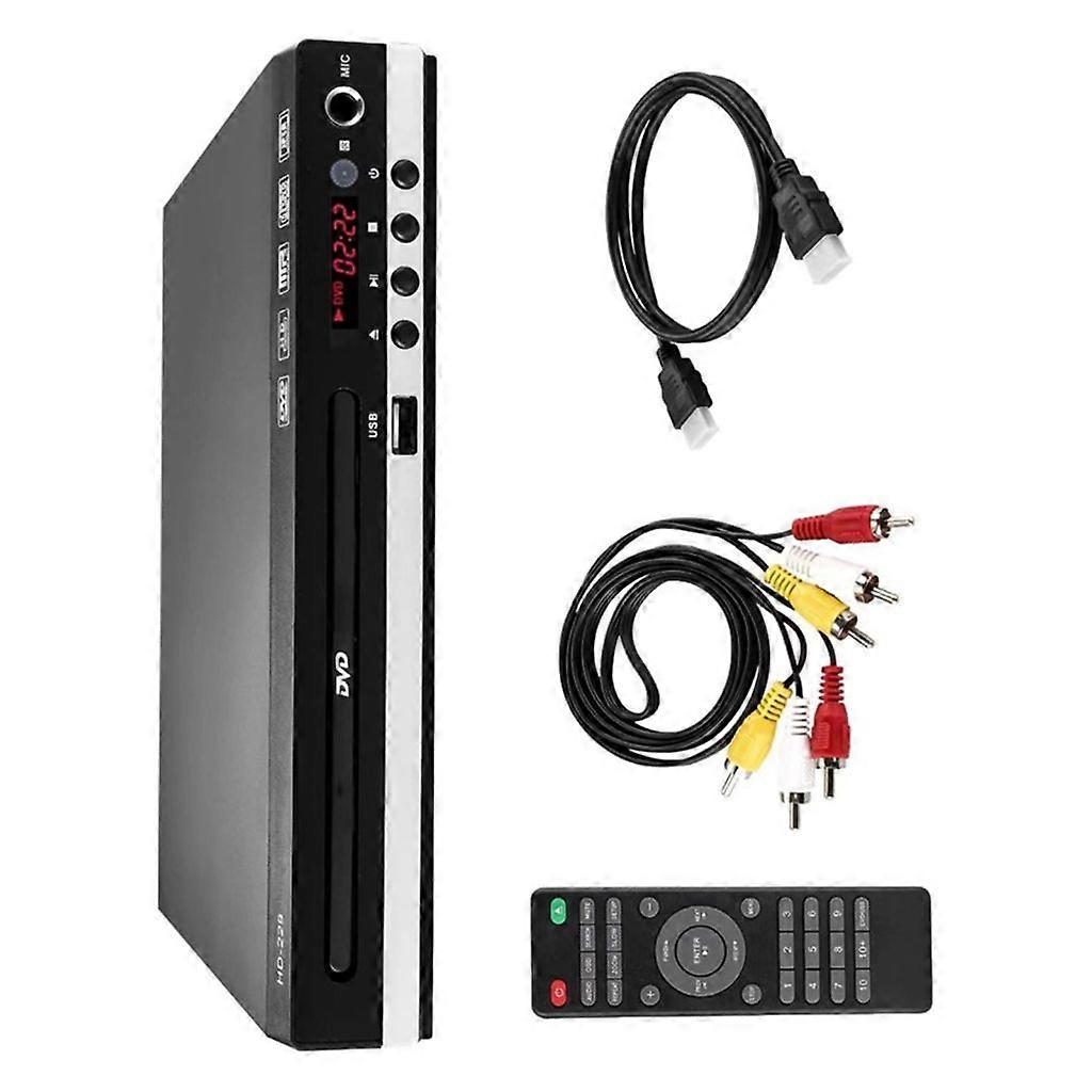 Universal DVDs Player for TV High Clear Output USB Playback Easy Connection
