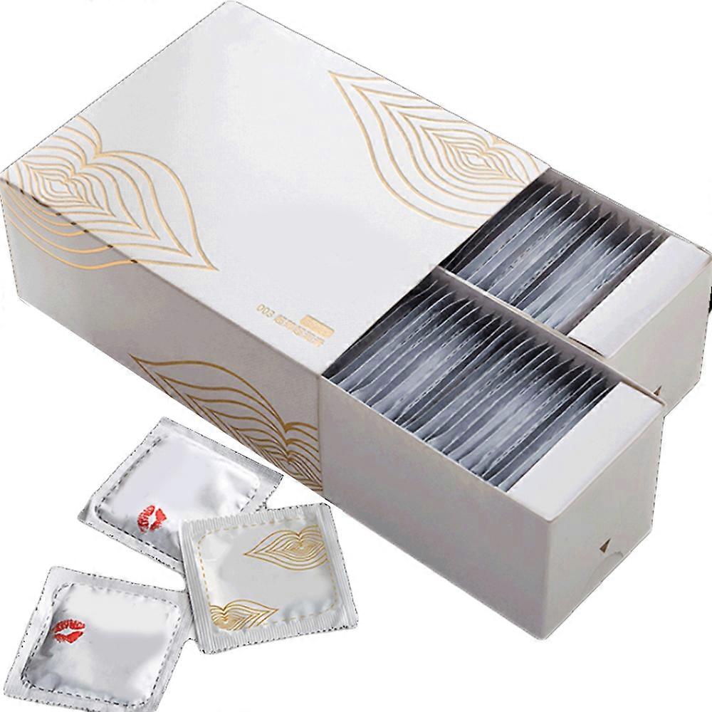 60 Counts Rubber Condoms Ultra Thin Lubricating Condom Safe Condoms for Home Use