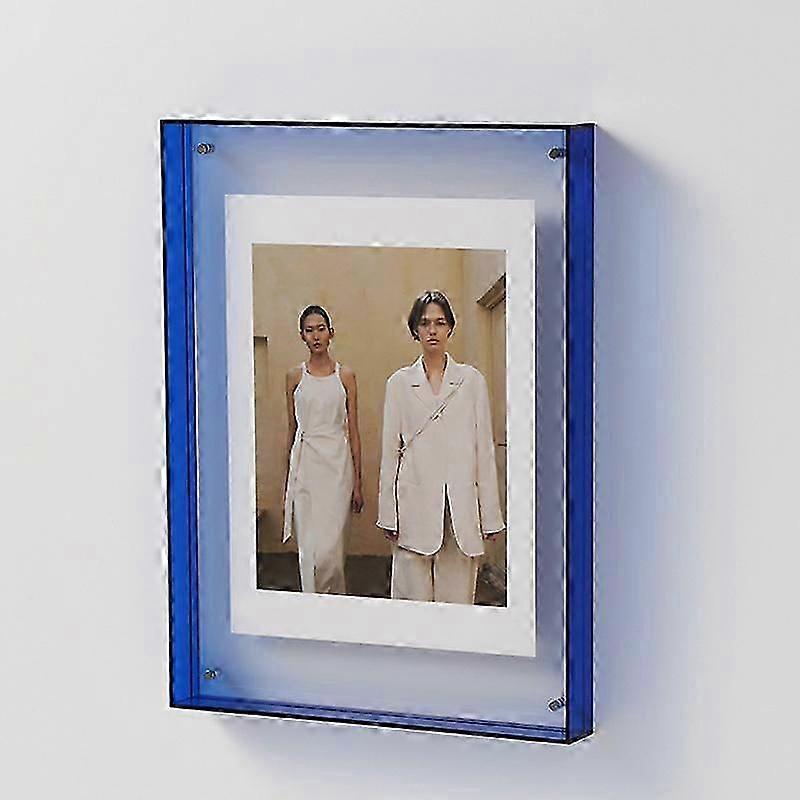 Ins Style Colorful Picture Frame Without Photos Transparent Acrylic Photo Frame Hall Bedroom