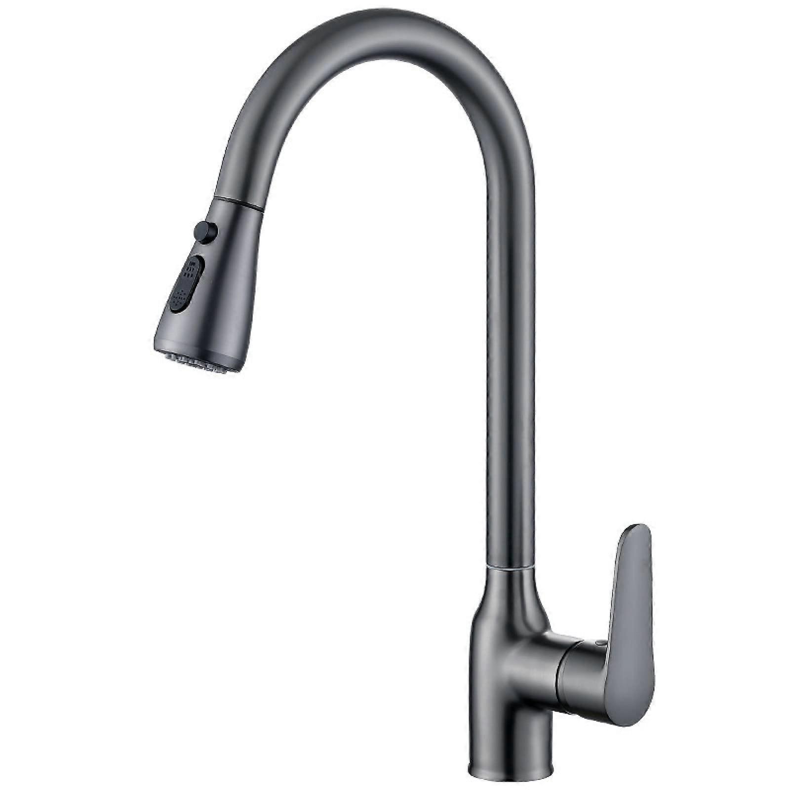Pull Out Kitchen Faucet,Kitchen Sink Faucet 2 Types of Water Outlet Modes,360° Rotating