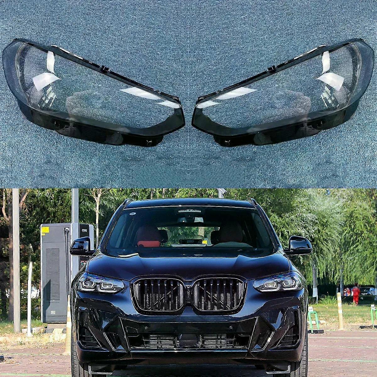 High qualityFor BMW X3 G08 2021 2022 Front Headlight Shell Transparent Headlamp Cover Lamp Shade Plexiglass Replace Original Lampshdade